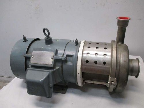 New apv 3 in 2 in tri-clamp 230/460v-ac 5hp stainless centrifugal pump d422472 for sale