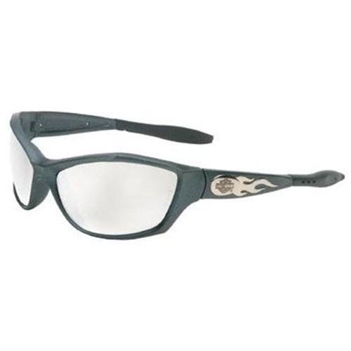 Uvex HD1002 Hd1002 Harley Davidson Safety Glasses With Gunmetal Frame And Silver