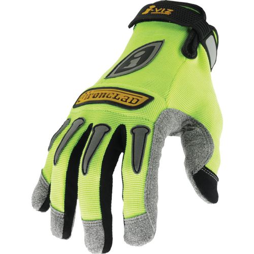 Ironclad i-viz reflective gloves green size large one pair for sale