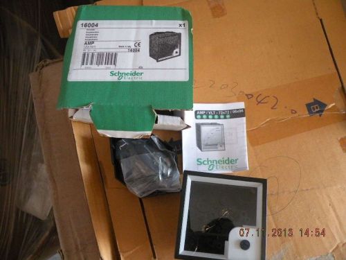 NEW SCHNEIDER 16004 AMMETER AMP NIB without dial