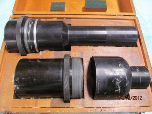 Jones &amp; Lamson 10X Comparator Lens w/ 4&#034; Condensing Lens and Adapter