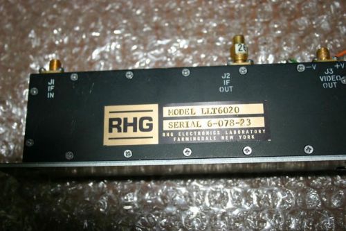 RHG AMPLIFIER MODEL  MODEL:  LLT6020