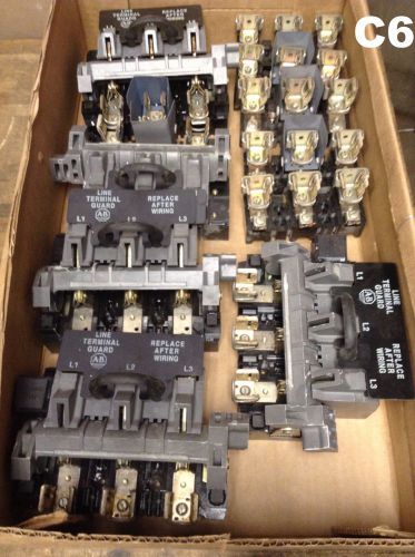 Grab Box of 4 Sets of Allen Bradley Type 1494F Fused Switch  3) 30A &amp; 1) 60A