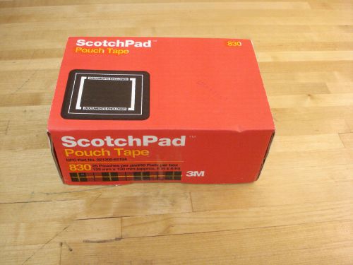 3M ScotchPad Pouch Tape &#034;Documents Enclosed&#034;, Case of 1000 Pouches