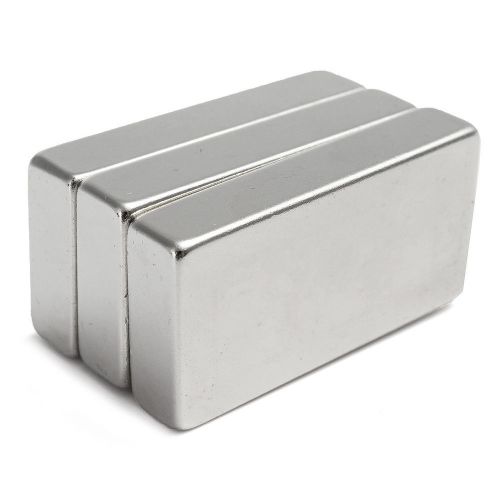 Large Strong Magnetic Neodymium Block Rare Earth Magnets Craft 50x25x10mm N35