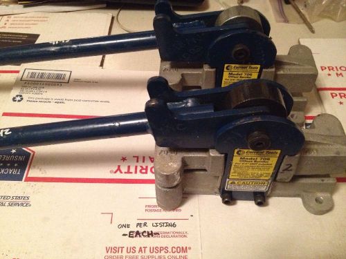 (1) nice current tool greenlee 1811 little kicker 3/4&#034; emt offset conduit bender for sale