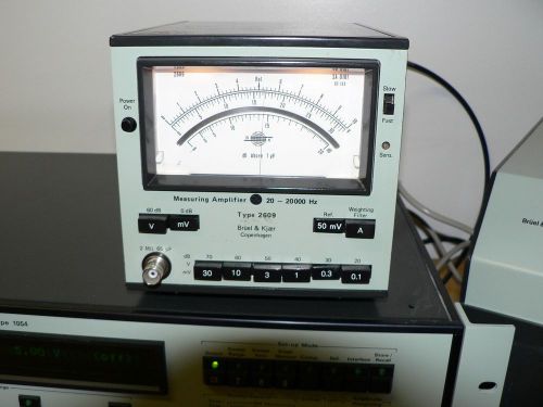 B&amp;K Bruel &amp; Kjaer 2609 Measuring Amplifier 20-20000 Hz, works
