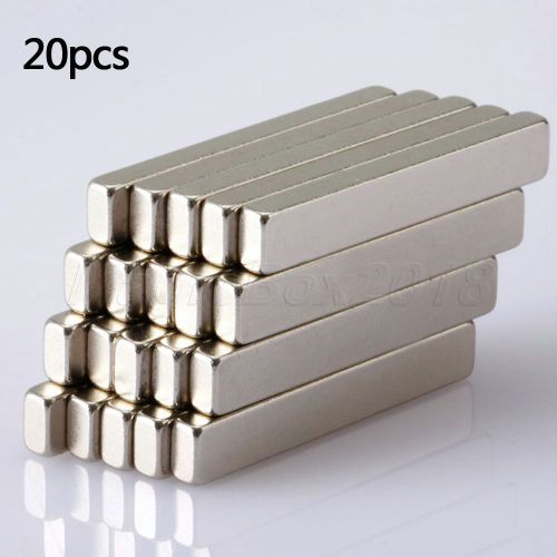 20pcs 30x5x3mm Strong Block Bar Magnets N35 Rare Earth Neodymium 30 x 5 x 3mm