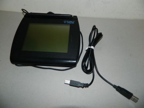 Topaz T-LBK766-BHSB Backlit LCD 4x3 Signature Capture Reader Pad w/ USB CABLE  *