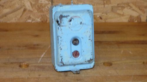 Vintage Allen Bradley Push Button Switch. Delta Unisaw