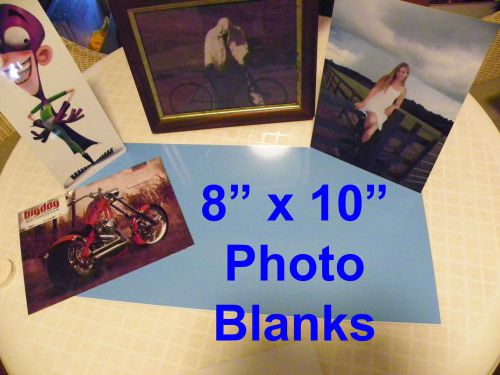 032&#034;x 8&#034; X 10&#034;  Aluminum Sublimation Photography Blanks with protective PVC Flim