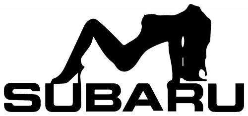 Subaru nude sexy jdm vinyl decal car sticker truck bumper laptop tablet 12 inch for sale