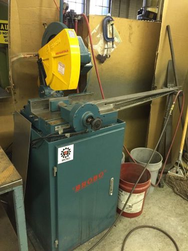 Brobo model # s350d cold saw w/ pneumatic clamp for sale