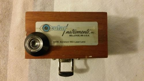 Ocular Instruments OAYA Abraham YAG Laser lens