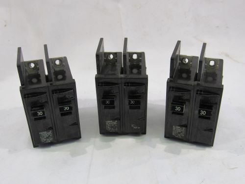 GOULD I-T-E 2 POLE CIRCUIT BREAKER 30 AMP 120/240 VAC (LOT OF 3) ***GOOD***