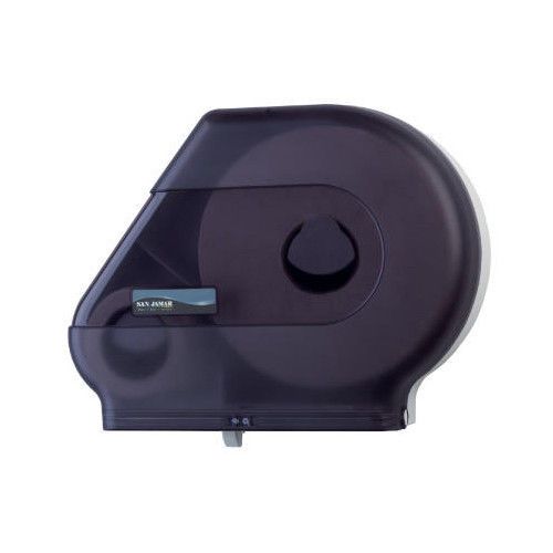 San jamar quantum roll dispenser with stub roll area in black pearl for sale