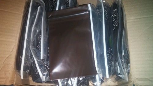Interplas MGM30406 3 Mil Minigrip Reclosable Amber UV Protective Bags, 6&#034; Len...