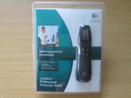 Logitech R800  Professional Presenter Green Laser Pointer