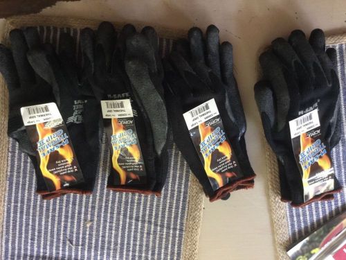 Thermal grip gloves large. For cold weather. 4 pairs
