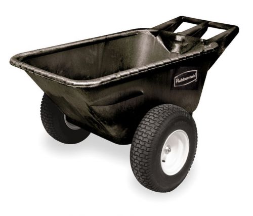 FG564210BLA, Rubbermaid Big Wheel Cart, Heavy Duty, 1/4 cu. yd., 700 lb.