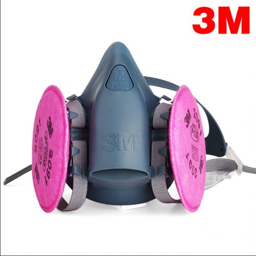 Gas Dust Silicone Mask Industry Spray Painting Mask pm2.5 For 3M7502