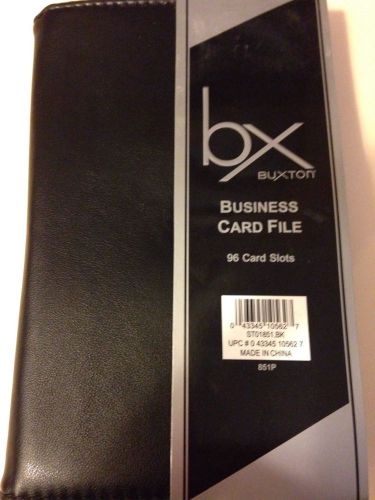 BX Buxton Business Card File