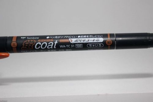 Highlighter Pen WA-TC Brown Tombow Kay Coat Double-Sided Fluorescent