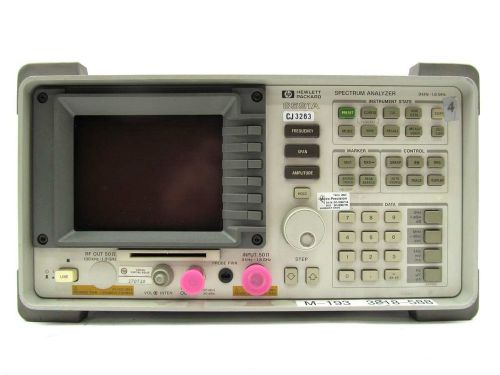 HP Agilent Keysight 8591A Spectrum Analyzer 9kHz-1.8GHz Opt 101 Passes CNF Test