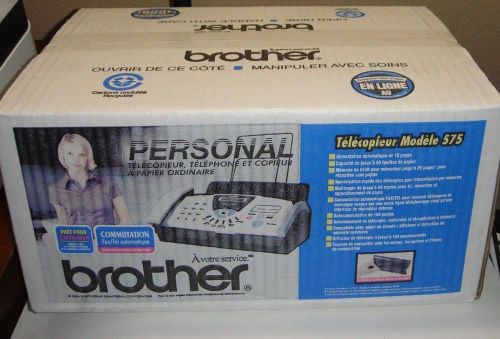 Brand new Brother FAX-575 Plain Paper Thermal Copier Fax