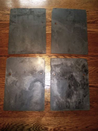 Antique (100 yrs+) Slate Roof Shingles - 9&#034; x 12&#034; - Set of 4 - Good Condition