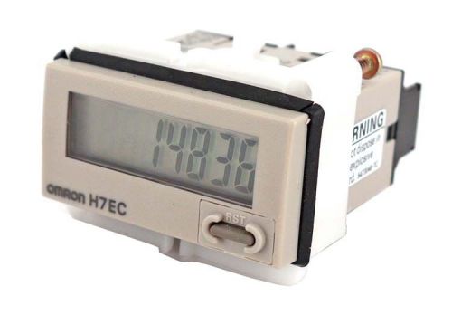 Omron H7EC-N 30Hz-1kHz 8-Digit No-Voltage Total Totalizing Digital Meter Counter