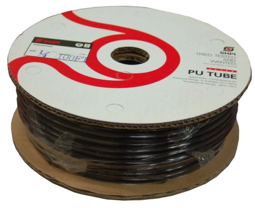 Polyurethane Tubing 1/4&#034; (100 Foot Roll) Black for Push To Connect Fittings-New!