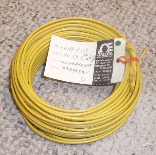 Omega Type K Thermocouple Extension Cable - 50ft. - Made in USA
