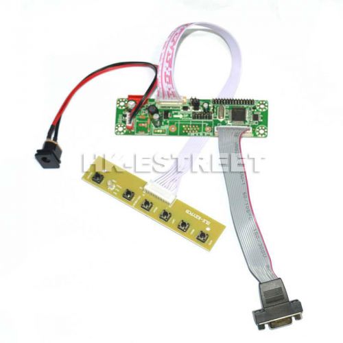 Universal lvds lcd monitor driver controller board w/6 key keypad mt6820-md @usa for sale