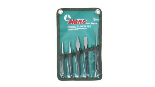 5 pcs chisel punch set hans tool (pin, cape, cold, taper, center) for sale