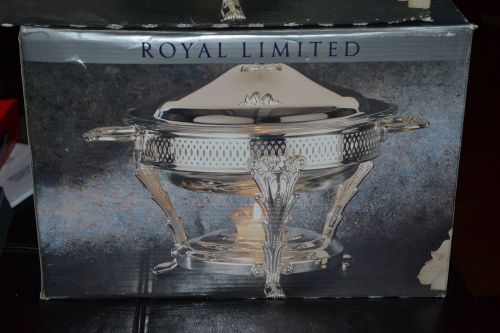 Royal Limited 2 Qt. Silver Plate Food Warmer Chafing Dish