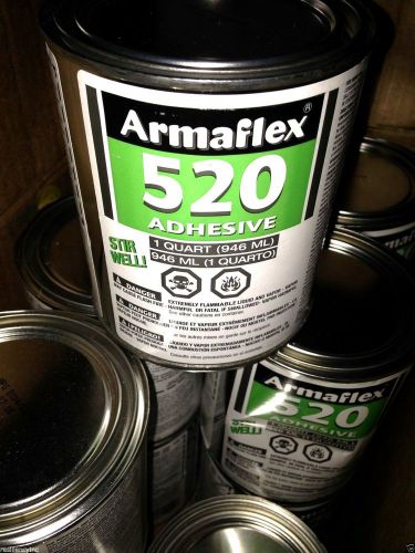 1 quart armaflex 520 adhesive brush top  elastomeric pipe foam &amp; sheet inst for sale