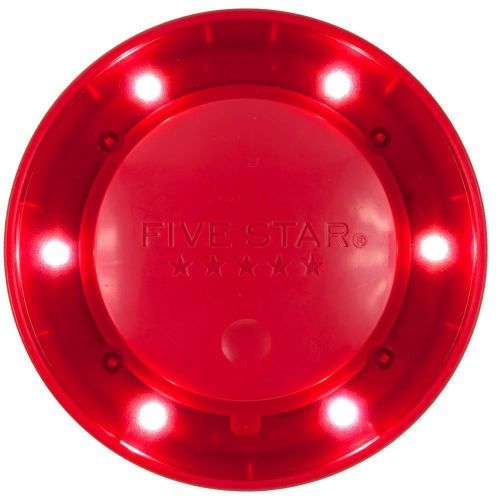 Five Star Push Button Locker Colored Light, LED, Locker Accessories, Red