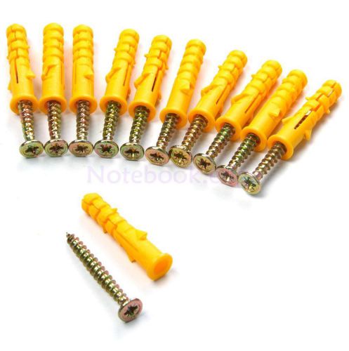 Wholesale 50 sets m6 frame fixings expansion tube nails plug bolt + screws for sale