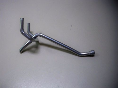 ( 50 PACK) 2 Inch Metal Peg Hooks. For 1/8 &amp; 1/4 Pegboard or Slatwall