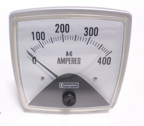 CROMPTON A-C AMPERS 600V 0-400 METER E203000