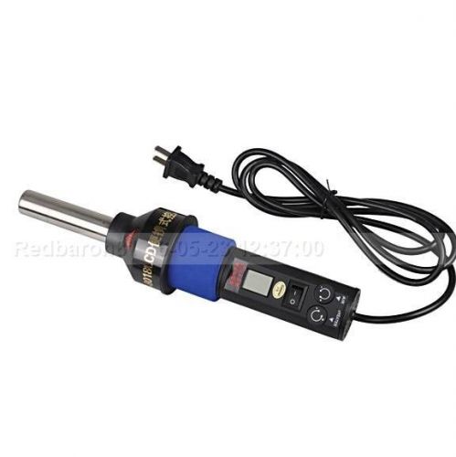 Lcd 450 degree adjustable electronic heat hot air gun ic smd bga 110v us plug for sale