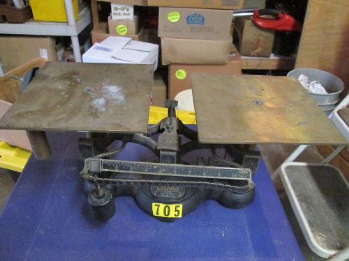 Oahaus Vintage balance Beam Scale and weights