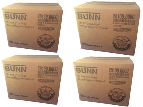 Large - (4 cases) bunn u3 urn coffee filter case of 252- 18x7 inch - fluted for sale