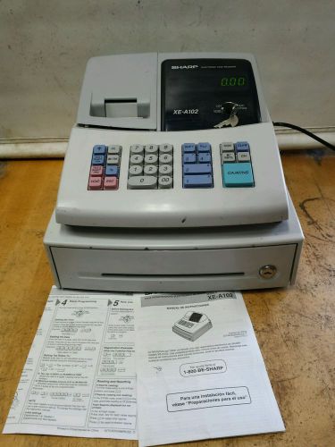 Sharp XE-A102 Electronic Cash Register - USED open to offers