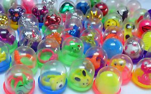 Lot of 96X  1&#034; Toys filled vending mix capsule prize pinata party favor kid gift