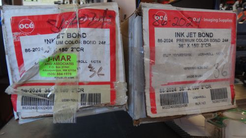 Lot of 2 36&#034; X 150&#039; 2&#034; CR Ink Jet Bond