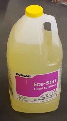 Case of 4 ECOLAB Eco-San Liquid Sanitizer 13979