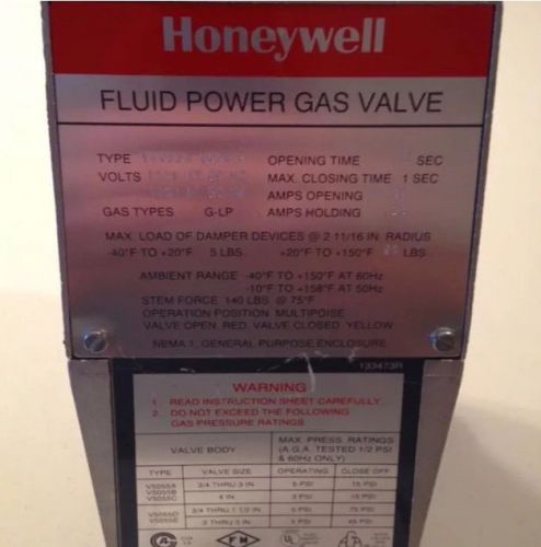 Honeywell gas valve for sale