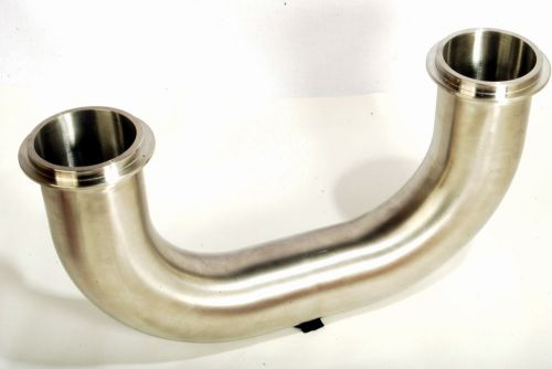 3“ od &#034;u&#034; shape sanitary ferrule pipe fitting stainless steel 316 new for sale